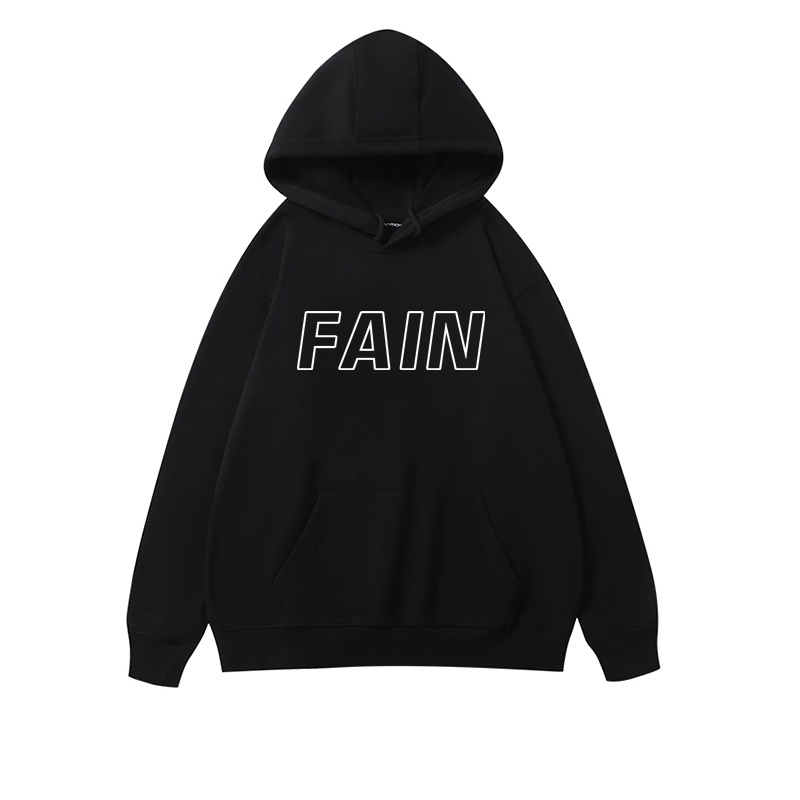 Áo Hoodie GYG Unisex Fain Form Rộng Oversize Phong Cách Hàn Quốc