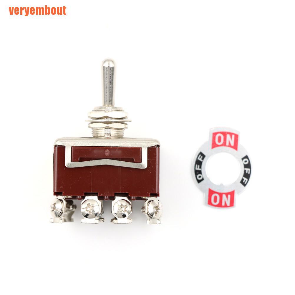 Công Tắc Chuyển Đổi 3 Vị Trí 12 Pin 4pdt On-Off-On 10a / 380vac 15a / 250vac