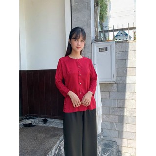 set gấm cổ tròn tay dài Bà ba miền tây size 40-70kg