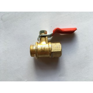 Van khoá đồng ren trong - ren ngoài 13.8mm