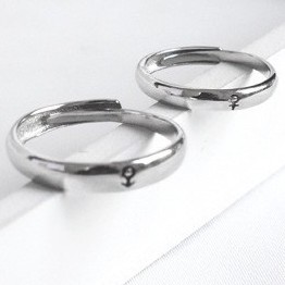 [Freesize] Nhẫn Đôi Nam/ Nữ Bạc 925 Cao Cấp ERASHOP 077939 - Biểu Tượng Giới Tính Độc Đáo, Đơn Giản Siêu Rẻ Đẹp