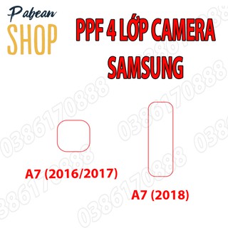 Dán CAMERA PPF 4 lớp chống va đập cho SAMSUNG A7 ( 2016 / 2017 ) / A7 ( 2018 )