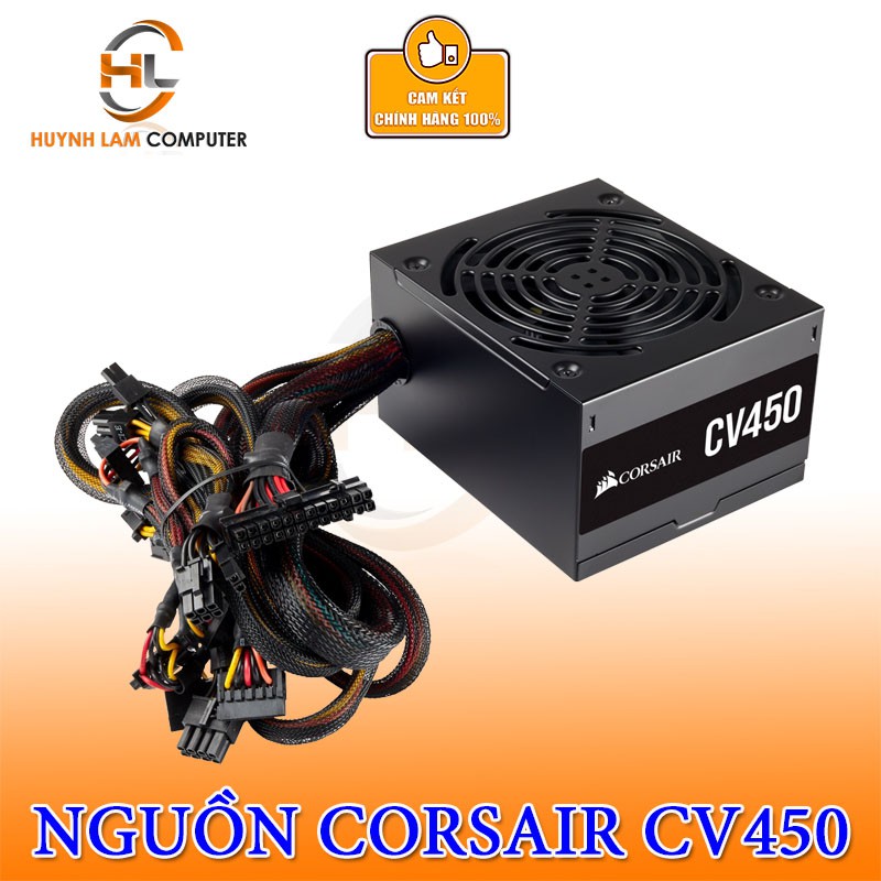 Nguồn vi tính 450W Corsair CV450 80 Plus Bronze - Khải Thiên phân phối