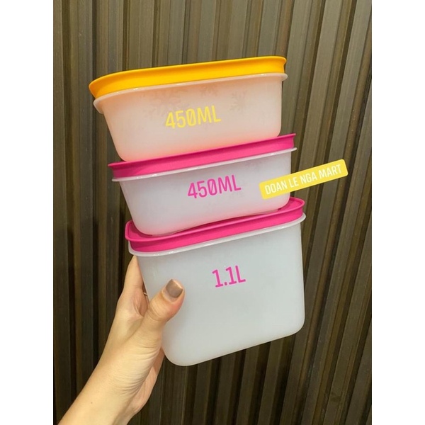 SET 3 HỘP ĐÔNG DẺO TUPPERWARE
