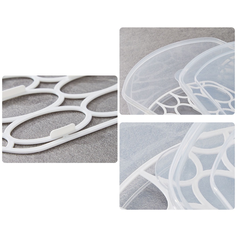 Tấm Nhựa Trong Suốt Có Nắp Đậy Bảo Quản Thực Phẩm Trong Tủ Lạnh