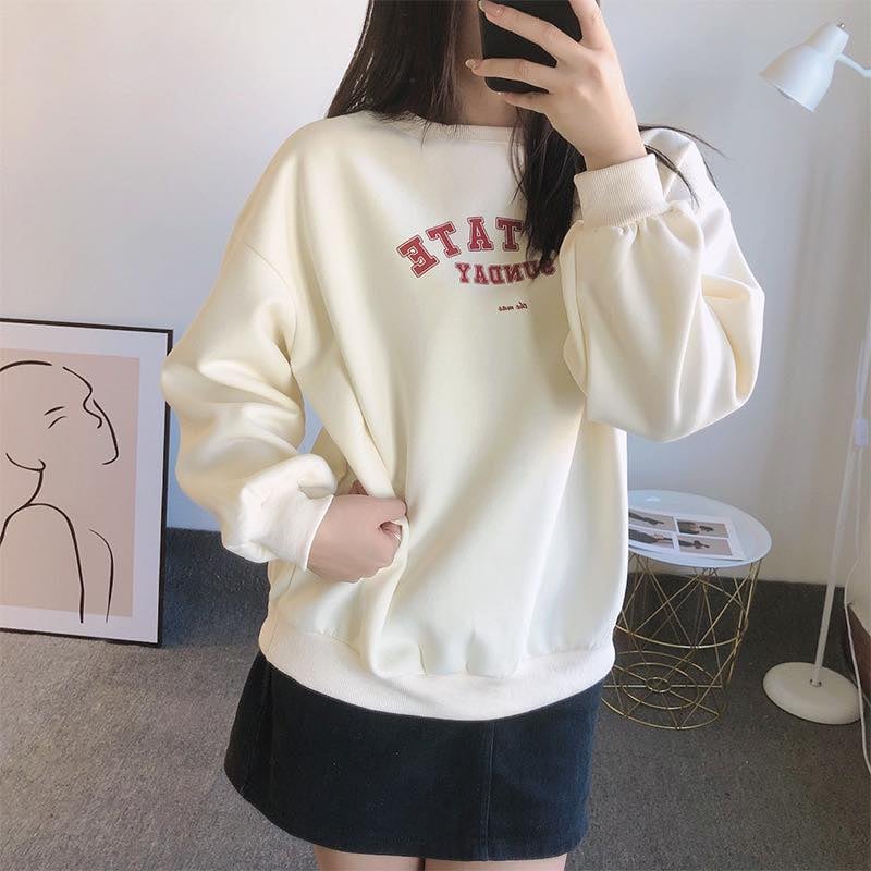 Áo Sweater In chữ Siêu Xinh. Chất đẹp - XONXEN 468 LÊ DUẨN ĐÀ NẴNG- MÃ 100919