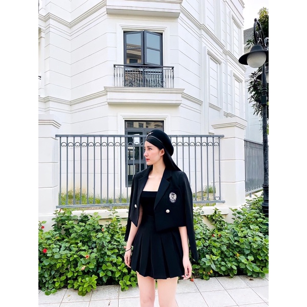 Sét vest nâu đen có logo cao cấp loại 1 | BigBuy360 - bigbuy360.vn