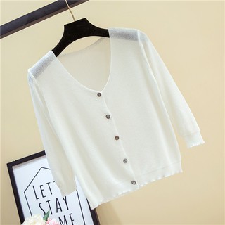 (HÀNG ORDER) Áo cardigan len mỏng M0106 KS