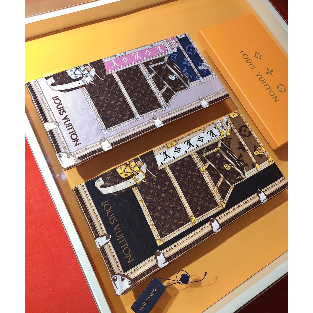 Khăn Choàng Cổ Vuông Bằng Lụa In Họa Tiết Cổ Điển Sang Trọng Cho Nữ