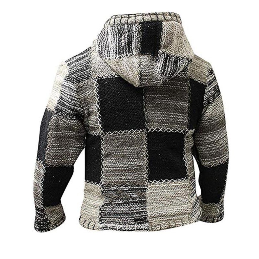 Áo Khoác Cardigan Họa Tiết Thổ Cẩm Có Túi Cho Nam