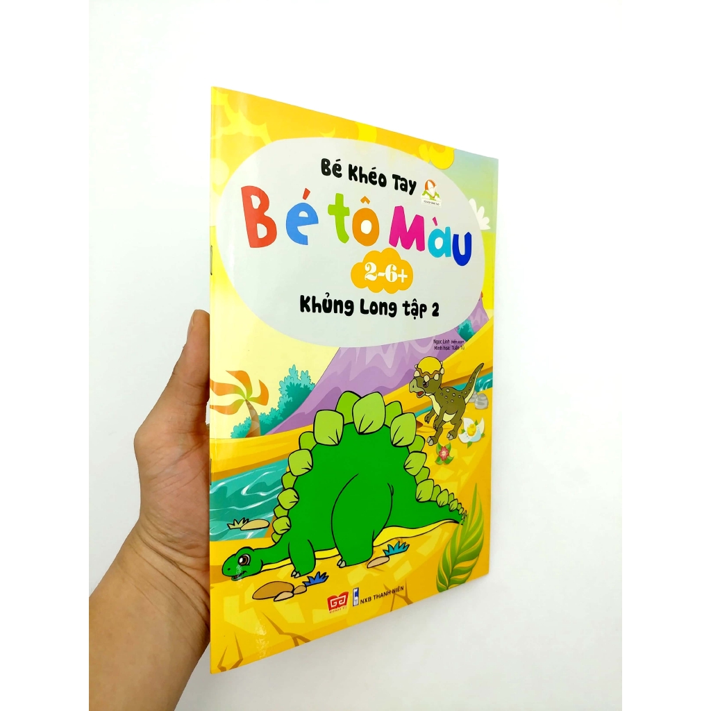 Sách - Bé Tô Màu (2-6+) - Khủng Long - Tập 2 (Tái Bản 2017)