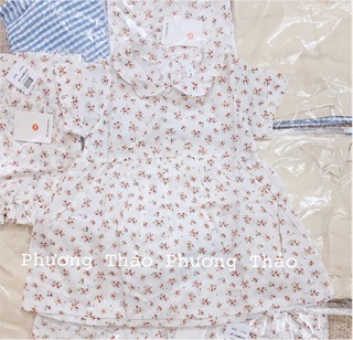 VÁY HOA NHÍ VINTAGE CỔ SEN