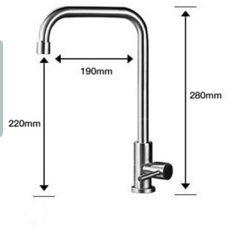 [Bảo hành 2 năm}Vòi  chậu rửa chén bát chuần inox dụng cụ nhà bếp Sus 304 cao cấp - Yobomall