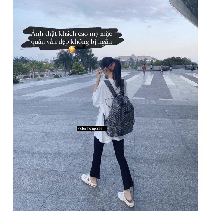 QUẦN ỐNG LOE KAKI CO DÃN KÈM FEEDBACK