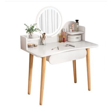 Bàn trang điểm gỗ thương hiệu IGA có gương đèn LED cực tiện lợi - GP201