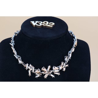 Vòng cổ choker đá vàng sang chảnh - D377