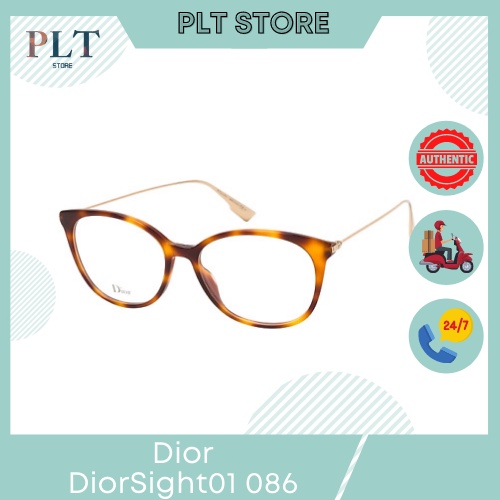 Gọng kính cận viền Havana Dior Sight 01 086 (52-16-145)