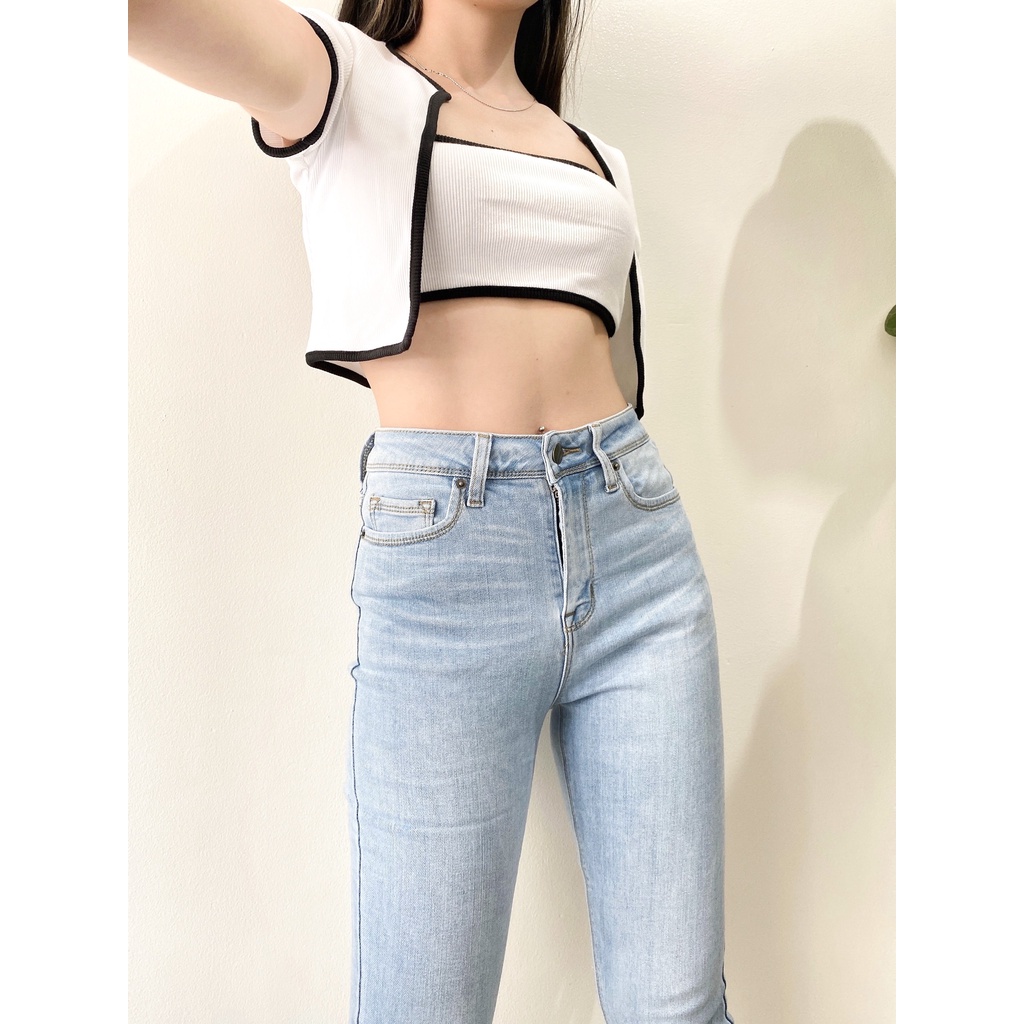 Quần Lightblue / darkblue tall skinny jeans 20decemberjeans mã 1106 | BigBuy360 - bigbuy360.vn