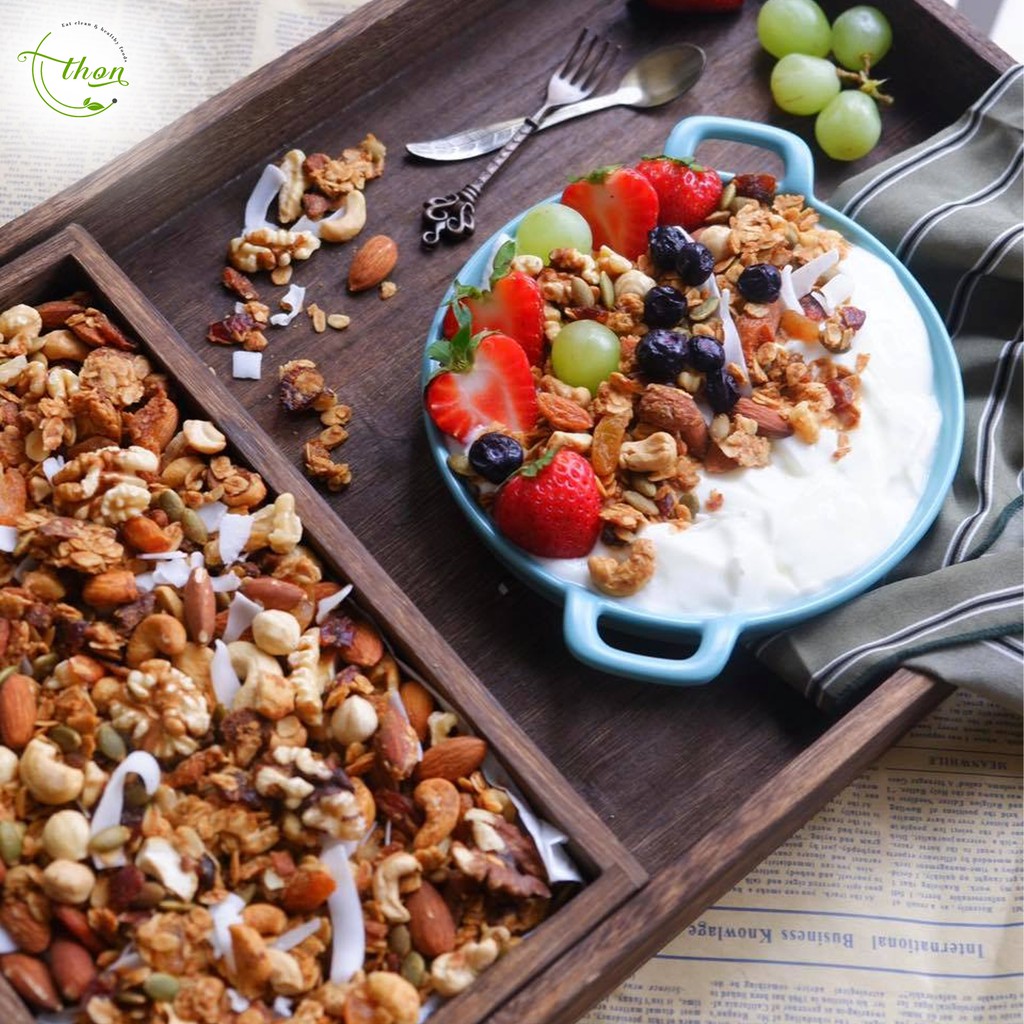 Granola THONY cao cấp siêu nhiều hạt dành cho người eat clean ăn kiêng giảm cân