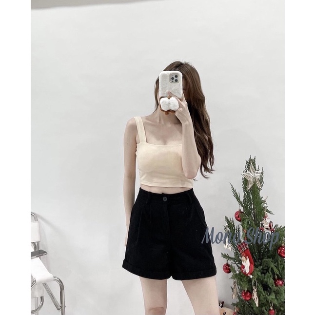 Áo Croptop 3 Màu kèm mút Ngực