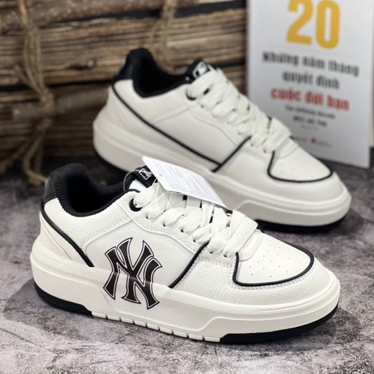 Giày MLB Chunky Liner New York Yankees ‘White Black’