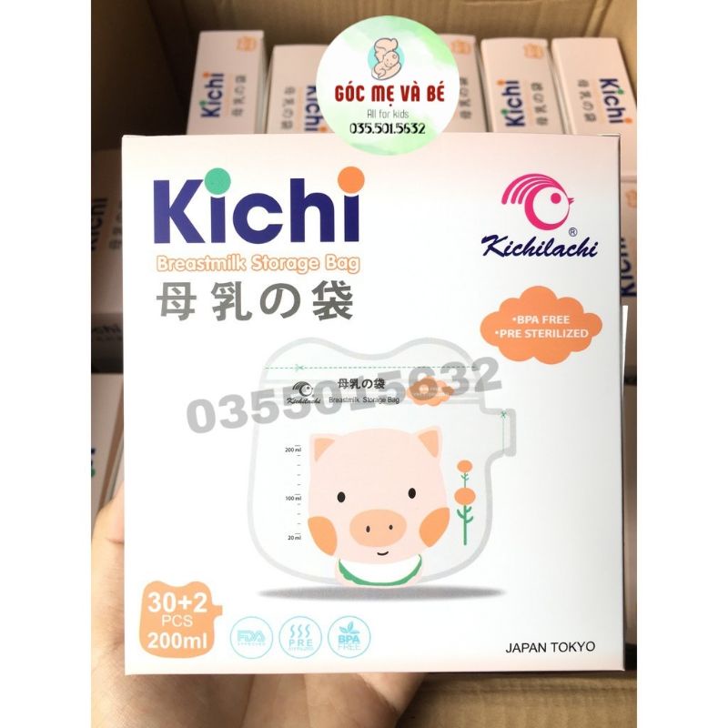 Túi trữ sữa mẹ an toàn cho bé dung tích 100ml/120ml/200ml/250ml