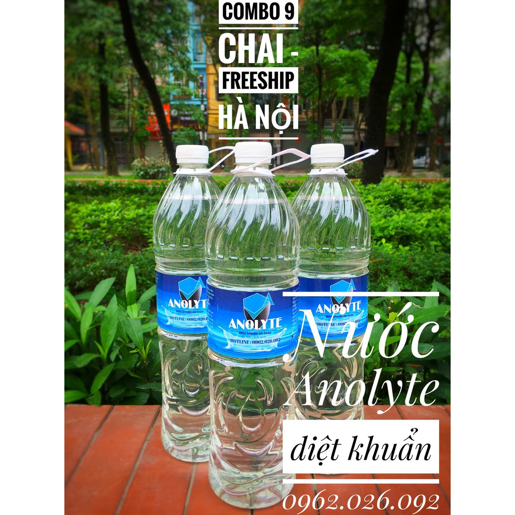 Combo 9 chai Nước A/ Nước Anolyte
