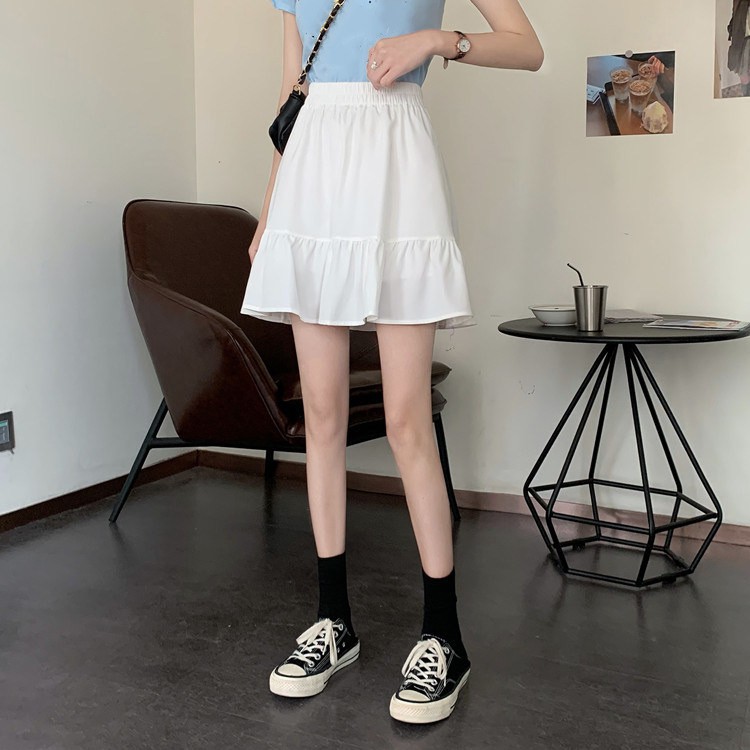 Chân váy ngắn 2 tầng xếp ly bồng bềnh ulzzang, chân váy ngắn 2 lớp vải voan | BigBuy360 - bigbuy360.vn