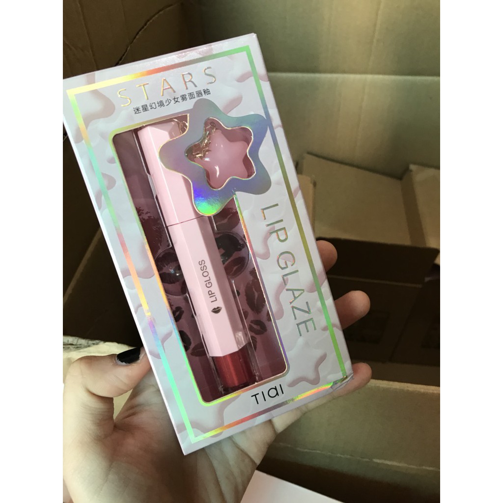 Son Kem Tiai Fantasy Star's Dreamland Girl's Lip Glaze Chính Hãng Nội Địa Trung No.8877 | BigBuy360 - bigbuy360.vn