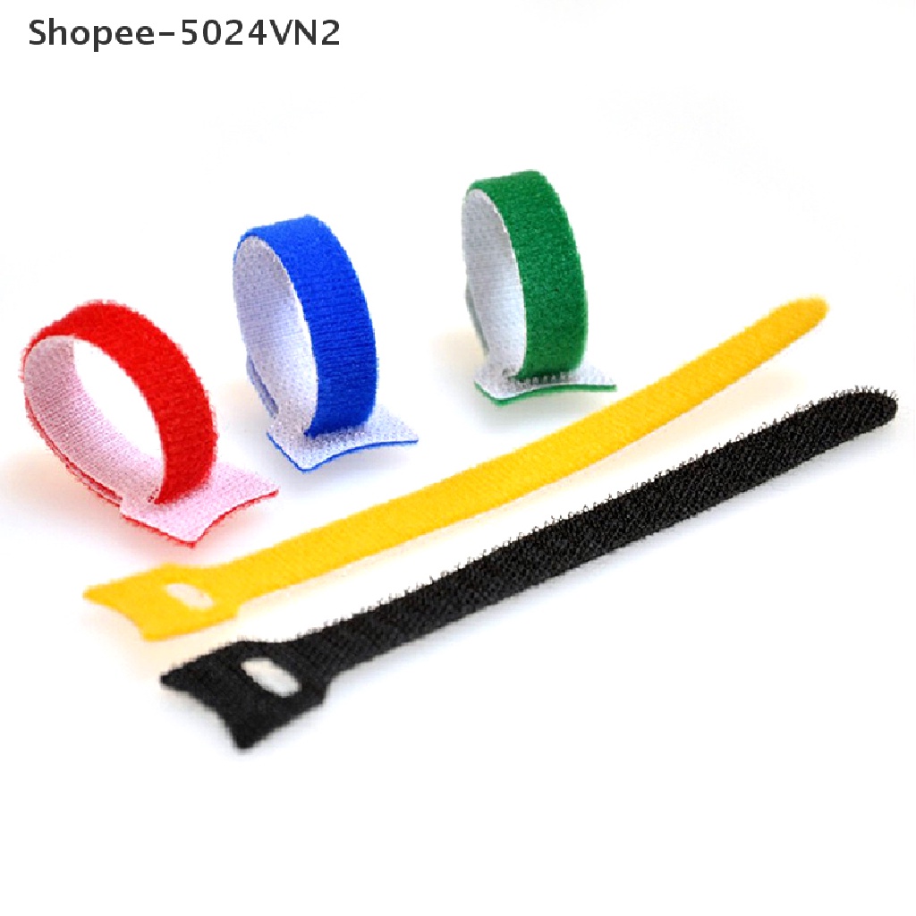 10 Dây buộc cáp khóa dán cố định tiện lợi nhiều màu sắc