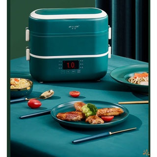 [HỘP CƠM THÔNG MINH 6 CHẾ ĐỘ - 2 LỚP] Hộp cơm cắm điện, nấu ăn thông minh Peskoe lõi sứ (Kèm túi đựng)