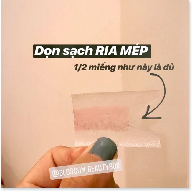 Wax VEET triệt lông mặt và tẩy ria mép bằng giấy hiệu quả