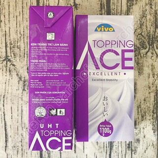 Kem topping   ACE Excellent Vivo hộp 1.1kg