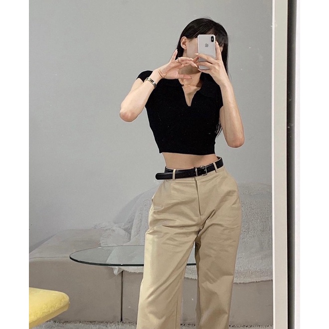 SALE Áo polo dệt kim tay dơi