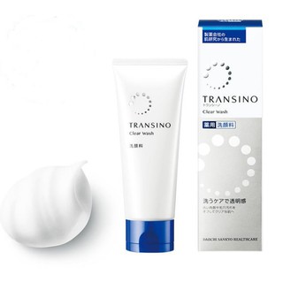 Mẫu Mới 2020- Sữa Rửa Mặt Transino Clear Wash Nhật Bản 100g