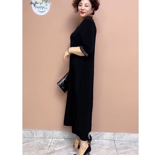 Đầm Dáng Rộng Thiết Kế Thanh Lịch Thời Trang Xuân Hè Mới Cho Nữ Cỡ Lớn 2022