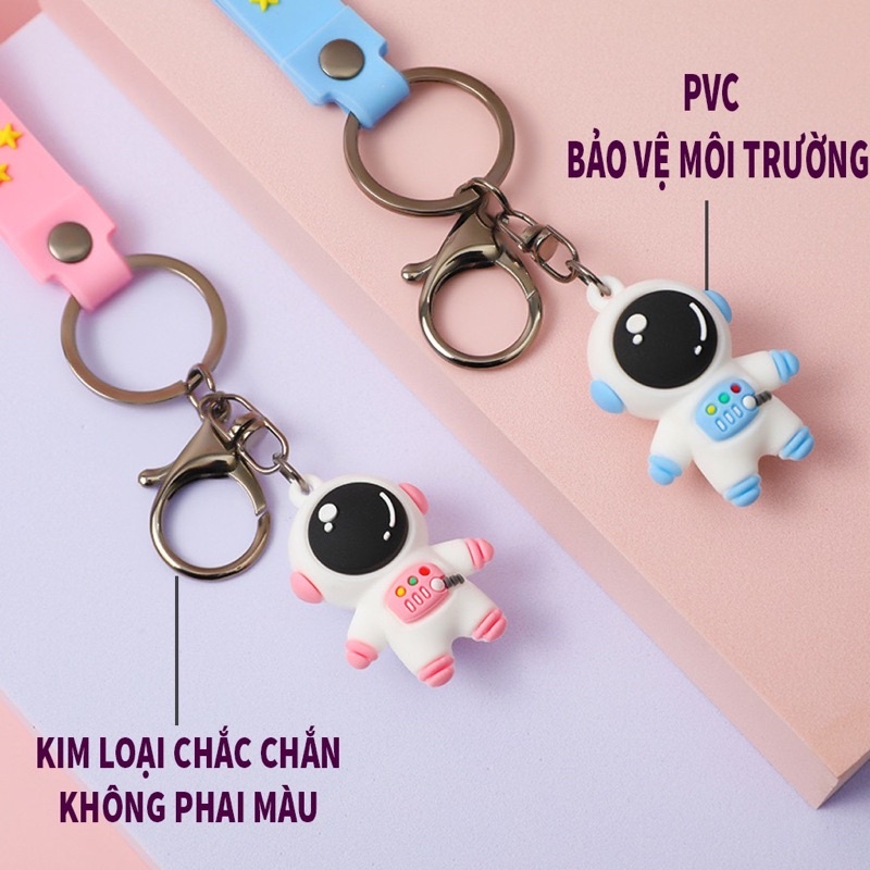 Móc khoá Phi hành gia trang trí dễ thương