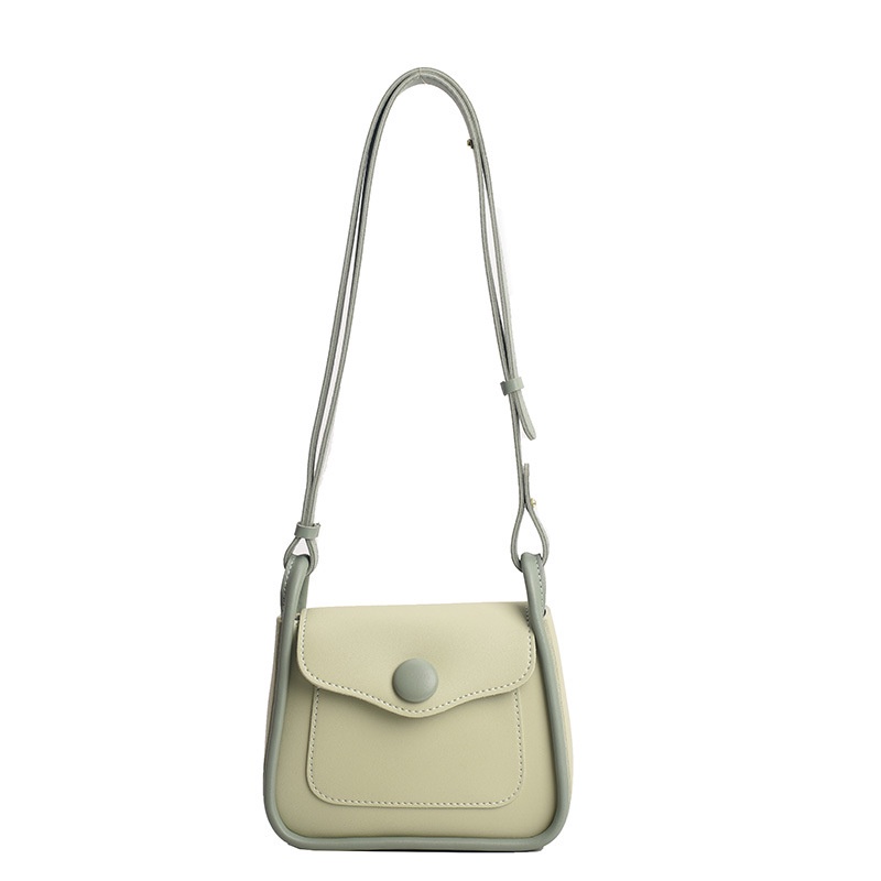 Túi IELGY đeo chéo thời trang hình vuông nhỏ màu sắc tương phản dễ phối đồ cho nữ