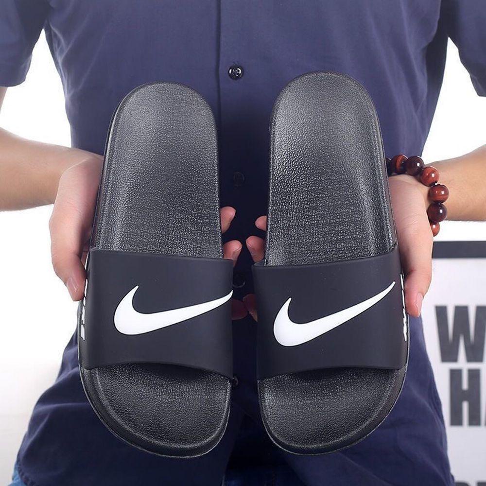 Dép Đi Trong Nhà Tắm Đế Bằng Hở Ngón Chống Trượt In Chữ Dễ Thương Cho Nam Và Nữ