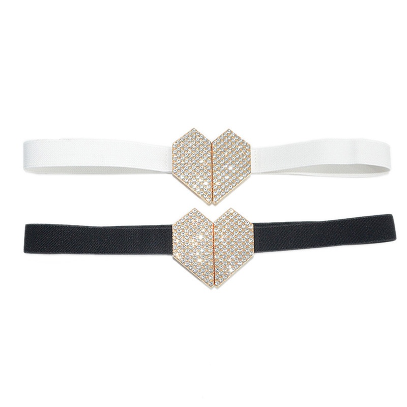 Thắt Lưng Bản Rộng Co Giãn Có Khóa Kiểu Retro Cho Nữ