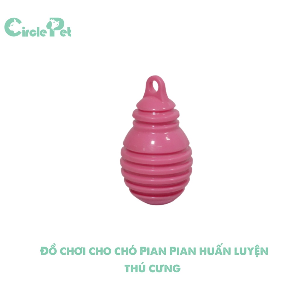 Đồ Chơi Cho Chó Pian Pian Bằng Cao Su Hình Bí Ngô Giúp Làm Sạch Răng - Circle Pet