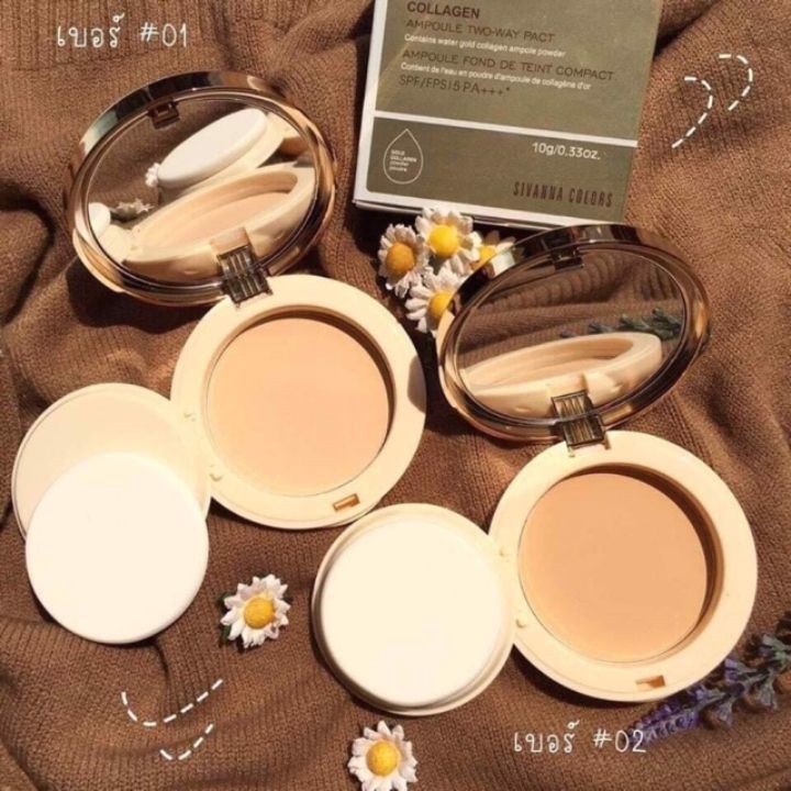  Phấn phủ kiềm dầu Sivanna Colors - Kiểm soát dầu 24h, che phủ cao, siêu mịn | BigBuy360 - bigbuy360.vn