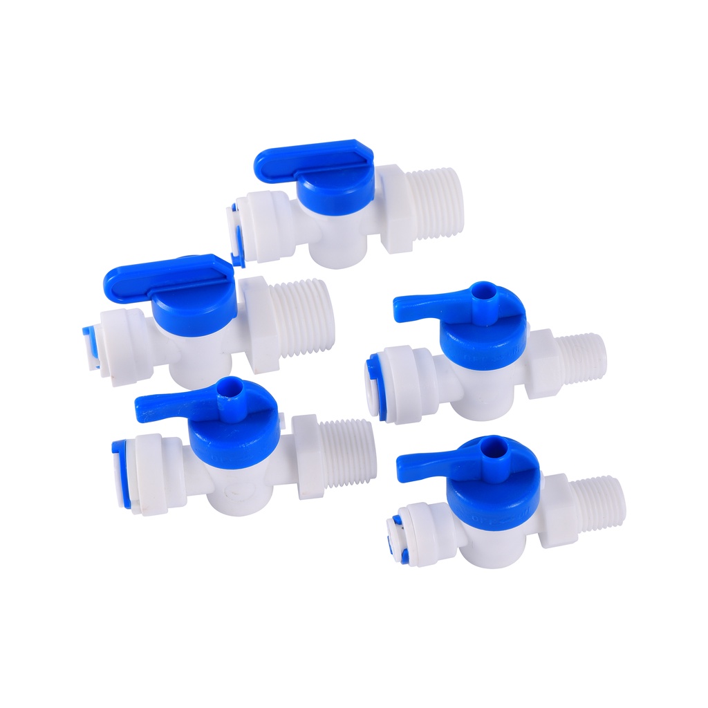Van Nối Ống Nước 1/4" 3/8" 3/8" 3/8" 1/2" Bằng Nhựa Cho Bể Cá