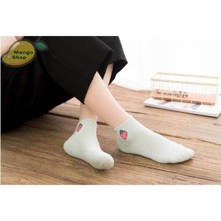 [GIÁ XẢ KHO] DÀY DẶN Tất ngắn pastel icon Fruit