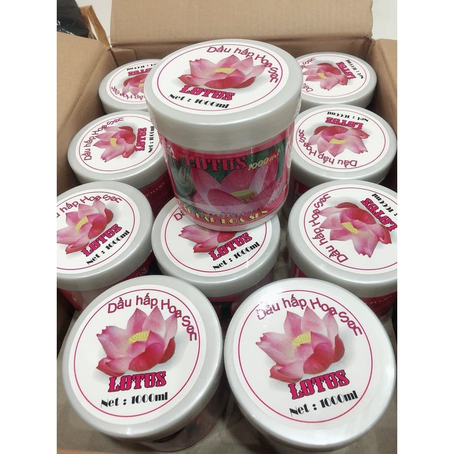 Dầu hấp dưỡng tóc Hoa Sen 500ml - 1000ml ( Lotus Repair Hair Treatment )