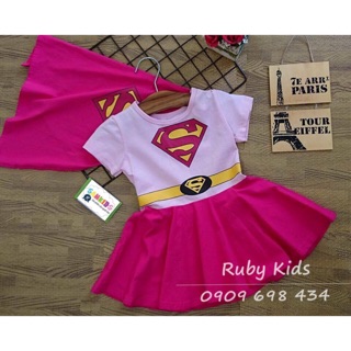 Đầm siêu nhân hồng