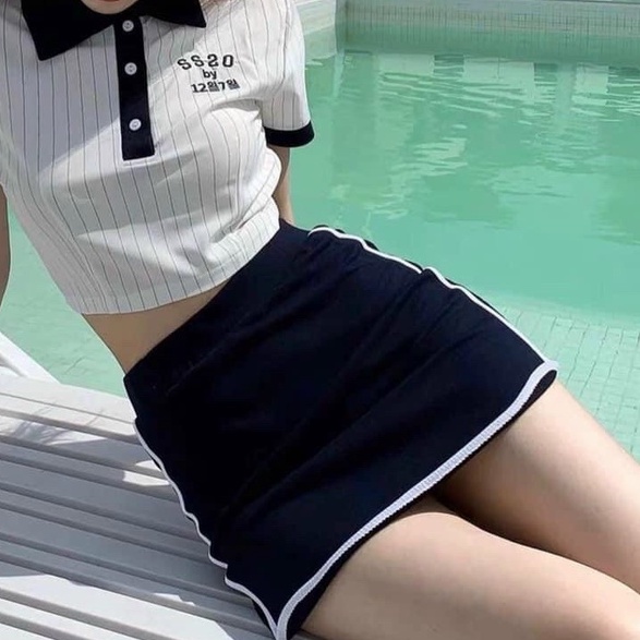 Chân váy chữ A ngắn họa tiết da beo thời trang mùa hè cho nữ đi học đi làm trẻ trung