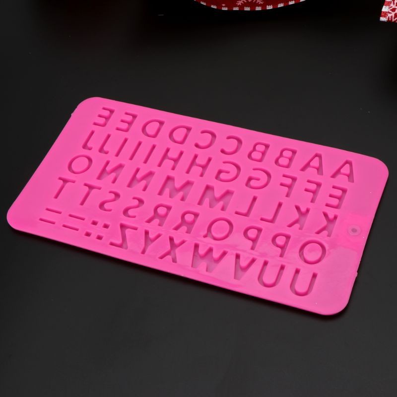 Khuôn Silicone Làm Đá Viên 26 Chữ Cái