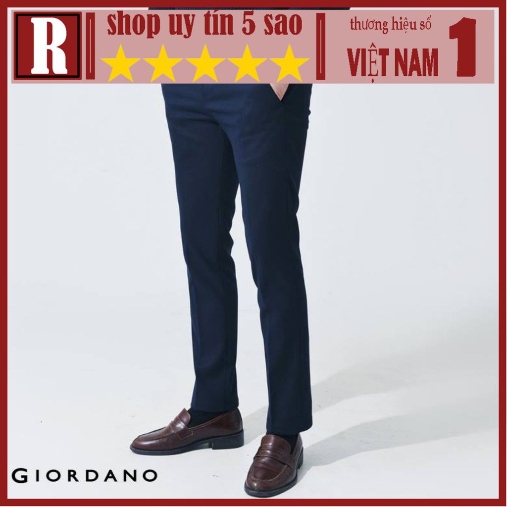 Quần âu nam công sở xanh than ông côn cao cấp Stretch Slim vải chéo 79