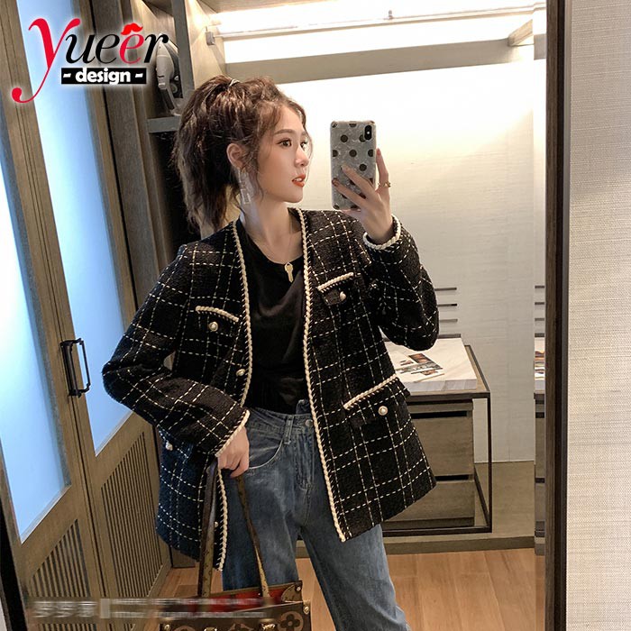 Áo Khoác Cổ Chữ V Phong Cách Retro Pháp Cho Nữ | BigBuy360 - bigbuy360.vn